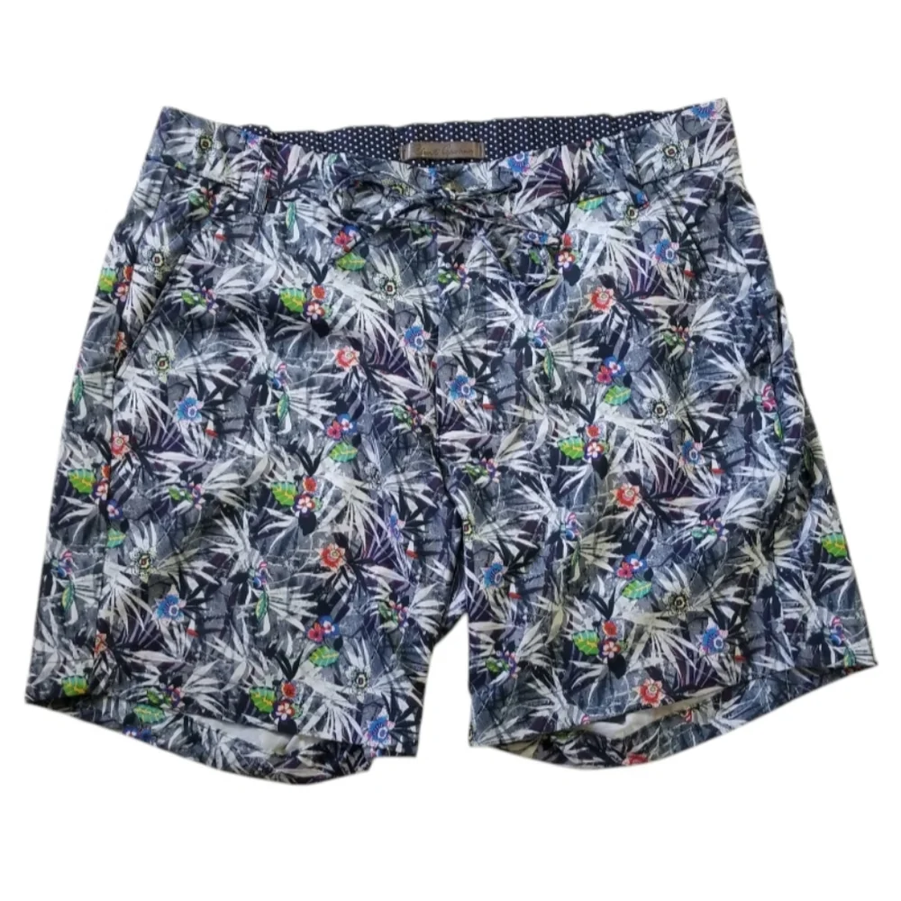 ROBERT GRAHAM Hybrid Shorts Size 34 Classic Fit Floral Casual Boardshorts